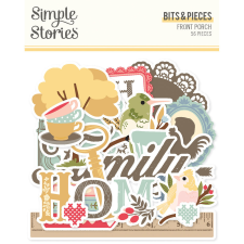 Simple Stories Front Porch Kivágatok Bits & Pieces 1 csomag matrica