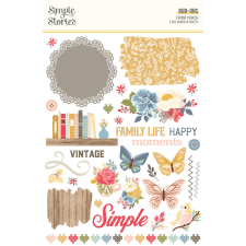 Simple Stories Front Porch Matrica Rub-Ons 2 ív matrica