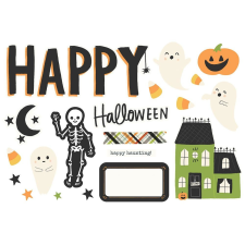 Simple Stories Kivágatok , Happy Halloween / Simple Stories Simple Pages (1 csomag) matrica
