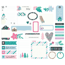 Simple Stories Kivágatok , Journal / Simple Stories Feelin' Frosty (1 csomag) matrica
