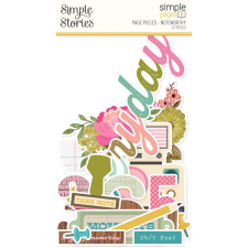 Simple Stories Kivágatok - Simple Pages Pieces - Noteworthy (1 csomag) matrica