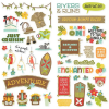 Simple Stories Matrica , Foam Stickers / Simple Stories Say Cheese Adventure At The Park (2 ív)