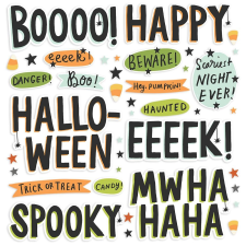 Simple Stories Matrica , Foam Stickers / Simple Stories Spooky Nights (2 ív) matrica
