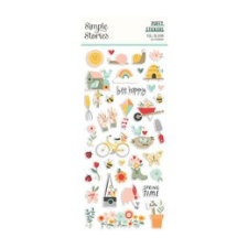 Simple Stories Matrica , Puffy Stickers / Simple Stories Full Bloom (1 ív) matrica