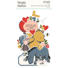 Simple Stories Say Cheese Classic Pooh Kivágatok Simple Pages Pieces 1 csomag matrica