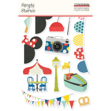 Simple Stories Say Cheese Magic Matrica Sticker Book 12 ív matrica