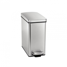SimpleHuman 10 literes pedálos szemetes, rozsdamentes, CW1898CB szemetes