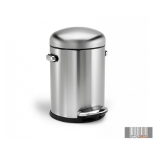 SimpleHuman CW1888 rozsdamentes 4.5 literes pedálos retro szemetes takarító és háztartási eszköz