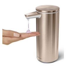SimpleHuman Szenzoros szappanadagoló 266 ml-es, rozsdamentes rózsaarany ST1046 gyógyászati segédeszköz