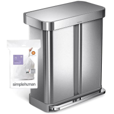 SimpleHuman Typ H 30-35 l, összehúzható, 20 db tisztító- és takarítószer, higiénia