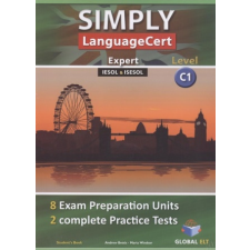 SIMPLY LANGUAGE CERT C1 SELF-STUDY EDITION – ANDREW BETSIS,MARIA WINDSOR idegen nyelvű könyv