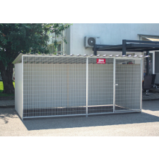 SINB Pirata Kutya kennel, 4x2m alapterület, padozat nélkül szállítóbox, fekhely kutyáknak