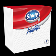 Sindy Sindy szalvéta 1 rétegű 45 db fehér 33x33cm higiéniai papíráru
