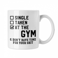 Single Taken at the GYM - Fehér Bögre bögrék, csészék