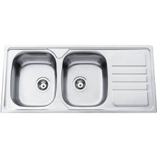 Sinks OKIO 1160 DUO V 0,6mm matt csaptelep