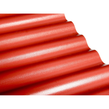  Sinus PVC hullámlemez 76/18 piros 80 cm x 120 cm építőanyag