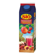 Sió Gyümölcslé SIÓ Rostos Őszibarack-Alma-Meggy-Málna 12% 1L üdítő, ásványviz, gyümölcslé