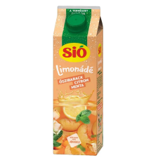 Sió Sió Limonádé Őszibarack-Citrom-Menta 6% - 1L üdítő, ásványviz, gyümölcslé