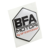 SIP BFA hatszögletű kürtburkolat embléma, BFA MOTORI, Vespa PK50-125 XL/XL2/PX80-200E/Lusso/'98/T5 modellekhez SIP BFA  Kategorizálatlan termékek