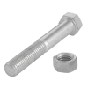 SIP Style SIP kormánycsavar M10x69 mm, szénacél, horganyzott, 8.8, ezüst, anyával SIP Style  Motor alkatrészek Csavarok és alkatrészek