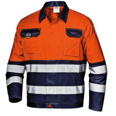 SIR SAFETY SYSTEM Mistral Jól láthatósági dzseki (narancs/kék, 50)