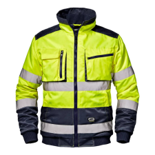 SIR SAFETY SYSTEM Morgan Jól láthatósági pilóta kabát (sárga/kék, 3XL) láthatósági ruházat
