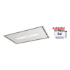 Sirius - Páraelszívó SLT-971 EM 120 cm H 160 TW Fehér üveg motor nélkül + ajándék CATA mikro MW-5120 DG