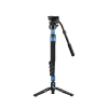 Sirui P-325FS carbon monopod 3 lábú állványtalppal és VH-10 fluid videófejjel