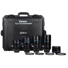 Sirui Venus 35mm+50mm+75mm+100mm Anamorf objektívek + ADP125X adapter + kemény tok (Nikon Z) objektív