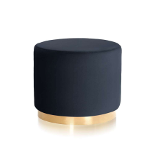  Sisi Puff Tengerészkék/ Arany bútor