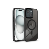 SIX Apple iPhone 15 szilikon hátlap - Edge Mag Cover - fekete/átlátszó