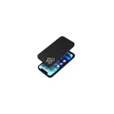 SIX Apple iPhone X, iPhone Xs tok, Hátlap, Rugalmas szilikon, SIX Silicone, Fekete tok és táska