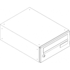  SJ 300/90 postaláda egyoldalas RAL, RAL 1001 / Bézs postaláda