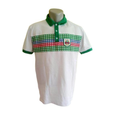  SK Rapid fehér és zöld galléros férfi póló (méret: L) férfi póló