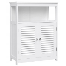  Skandináv Stílusú Fehér Fürdőszobaszekrény 60x30x80 cm fürdőszoba bútor