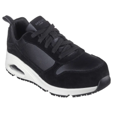 Skechers 108147EC_BKW39 Skechers Uno SR - Elainy női munkavédelmi cipő S3L FO SR ESD