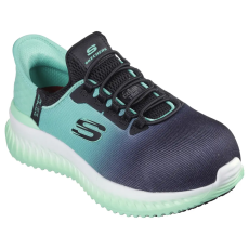 Skechers 108152EC_BKTL36 Skechers Slip-ins Work: Tilido - Ombray női munkavédelmi cipő S1 PL SR ESD