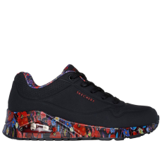 Skechers 155583 BKMT divatos női sneaker