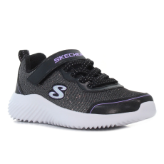 Skechers Bounder - Girly Groove fekete gyerek cipő Méret:29