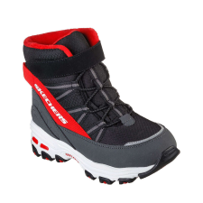 Skechers D` Lites fiúcsizma, fekete-piros, 27 gyerek csizma, bakancs