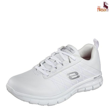 Skechers fehér női bőr cipő, munkavédelmi 35, 37, 39-41 munkavédelmi cipő