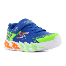 Skechers Flex - Glow Bolt villogó kék gyerek cipő Méret:30