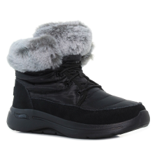 Skechers GO Walk Arch Fit - Winter Visit fekete női bokacsizma Méret:36 női csizma, bakancs