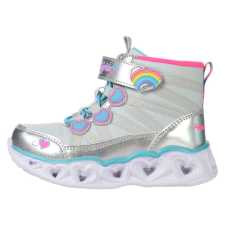 Skechers Heart Lights-édes csizma 302668NSMLT Gyerek Ezüst 22 gyerek csizma, bakancs
