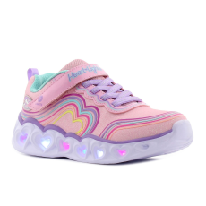 Skechers Heart Lights - Retro Hearts villogó rózsaszín gyerek cipő Méret:34