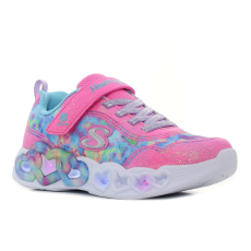 Skechers Infinite Heart Lights - Color Lovin villogó gyerek cipő Méret:34