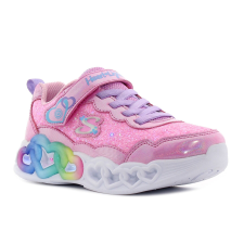 Skechers Infinite Heart Lights - Fresh Love villogó rózsaszín gyerek cipő Méret:34 gyerek cipő