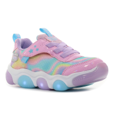 Skechers Mighty Glow - Swirl Daze villogó rózsaszín baba cipő Méret:22 gyerek cipő