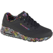 Skechers Rövid szárú edzőcipők Uno-Loving Love Fekete 38 női cipő