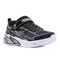 Skechers S-Lights - Light Storm 2.0 - Bolt-Brights villogó fekete gyerek cipő Méret:33